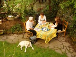 Entspanntes Lernen im Garten